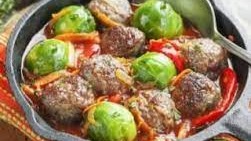 Poêlée de choux et boulettes